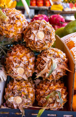 Pattaya district Chonburi Thailand Asia, pineapple for sell 