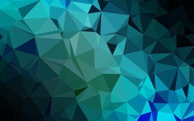 Light Blue, Green vector polygon abstract layout. Colorful abstract illustration with gradient. Elegant pattern for a brand book.
