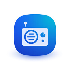 Fototapeta premium Radio - Button