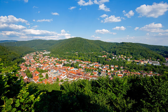 Niedersachsen, Harz, Blick Vom Hausberg Auf Bad Lauterberg