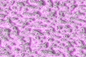 modern pink melted rubber computer art background or texture illustration