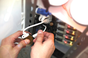 Installation electrical, data and audio visual. Connect the  system together to develop IT...