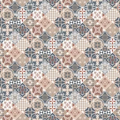 Fotobehang Tuscany style wall tiles © Tupungato