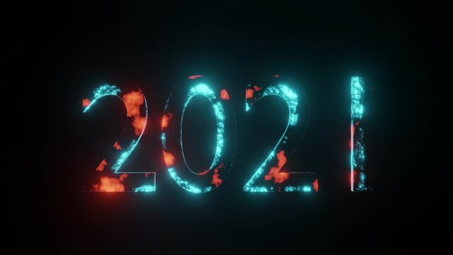 2020 zu 2021 Neujahrswechsel