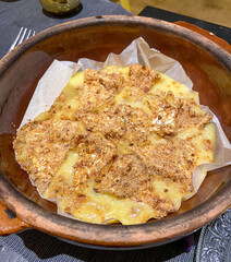 Camembert pané frit