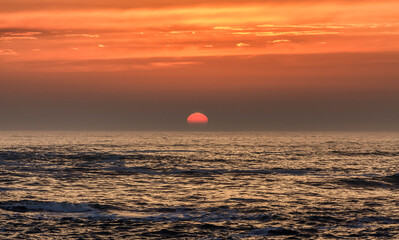 Sunrise Over the Sea