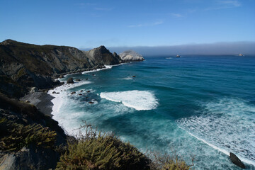 Panorame big sur, california