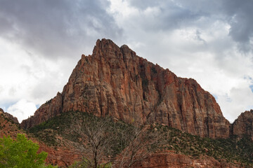 Rock formations at Zion National Park