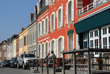 Le Crotoy, ville du département de la Somme, France