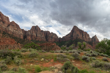 Rock formations at Zion National Park
