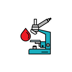 research, microscope line icon. Signs and symbols can be used for web, logo, mobile app, UI, UX