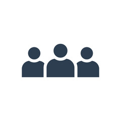 people community icon - team sign symbol	
