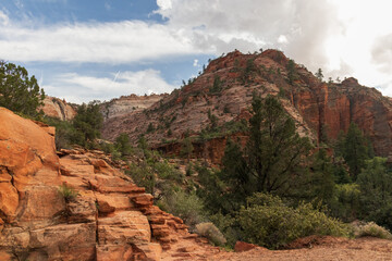 Rock formations at Zion National Park, Utah, USA
