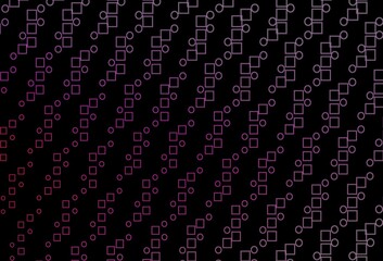 Dark Pink vector texture with rectangular style.