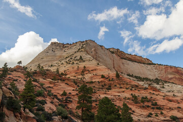 Rock formations at Zion National Park, Utah, USA