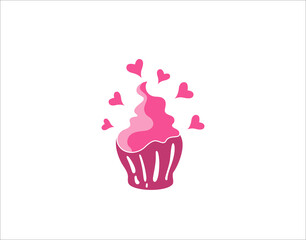 Cake Logo  Bakery Logo  Delicious Cake Logo