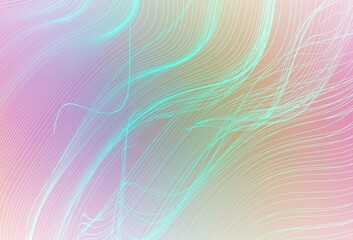 Light Multicolor vector blurred shine abstract template.