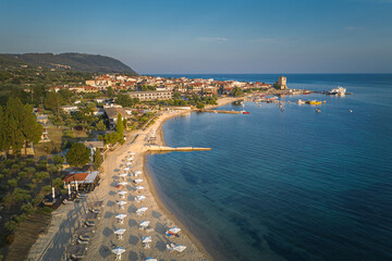 Ouranoupolis tower in Chalkidiki, Greece