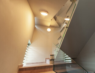 Modern Glass Interior Staircase