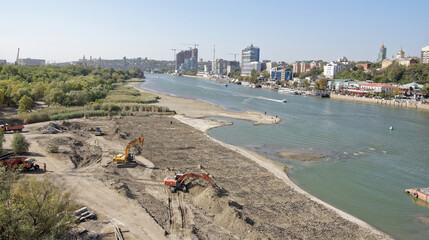  Construction of a new beach for the 2018 FIFA World Cup