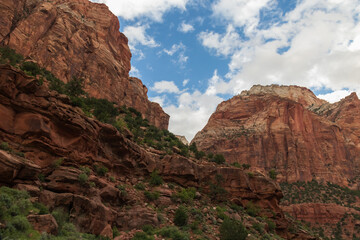 Rock formations at Zion National Park, Utah, USA
