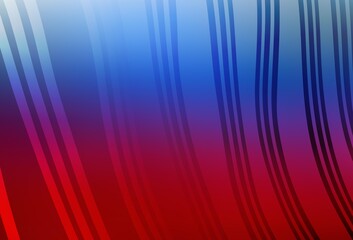 Light Blue, Red vector layout with bent lines.