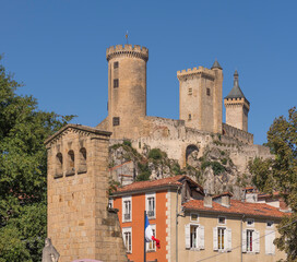 The fortress in the south of France, on the road from Andorra