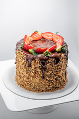 Delicious cake for Valentine's Day as a gift