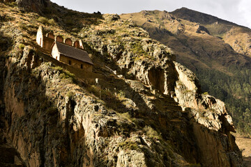 Ollaytaytambo fortress ,sacred valley in cusco ,Peru