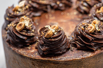Tasty cake for celebration wedding or birthday party