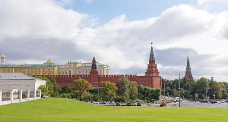 View of the Kremlin from the back side