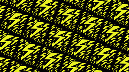 Thunder pattern on dark background