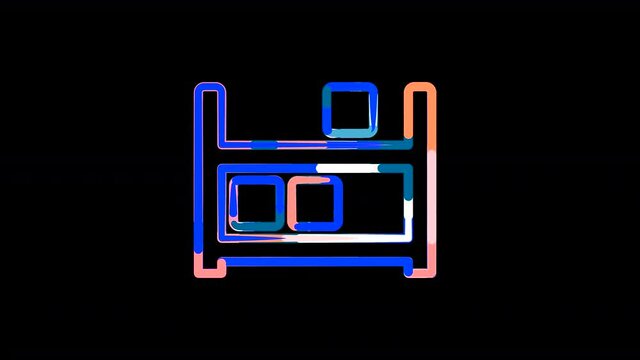 Circles gather in symbol inventory. After it crumbles in a line and moves to the camera. Alpha channel black