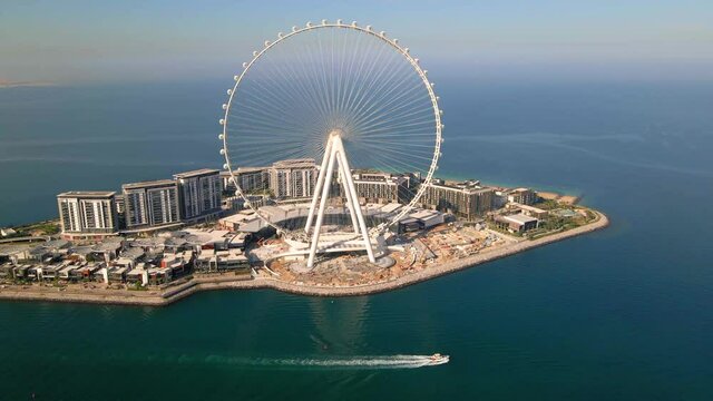 Ain Dubai ferris wheel on Bluewaters island in Dubai, UAE