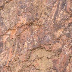 Rough rock mineral texture close up