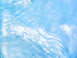 Naklejka na ściany i meble Painterly, tranquil, and meditative blue flowing water background