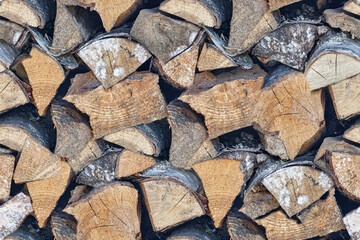 stack of brown logs seamless background