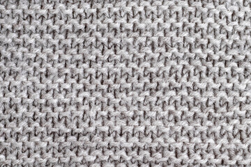 knitting hobby beige knitted background with space for text