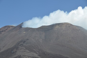 Attività vulcanica - Eruzione Vulcano Etna Sicilia