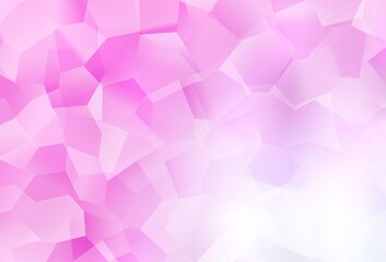 Obraz premium Light Pink vector pattern with random forms.