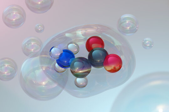 Glycine (Gly, G) amino acid molecule.