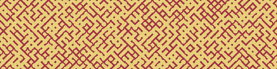 Abstract Geometric Pattern generative computational art illustration