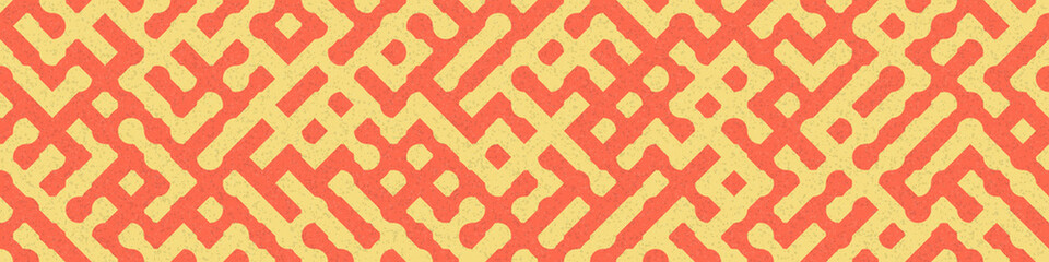 Abstract Geometric Pattern generative computational art illustration