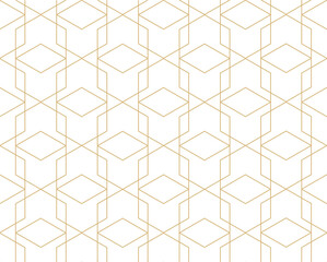 Abstract geometric tile pattern. Seamless backdrop with line ornament in geometric style of 1930s