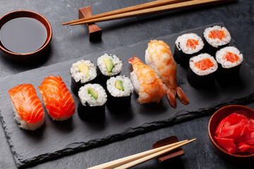 Japanese sushi set
