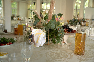 wedding table setting
