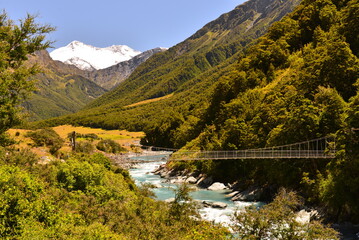 Rob Roy glacier trail near Wanaka New Zealand