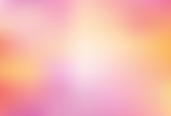 Light Pink, Yellow vector blurred shine abstract background.
