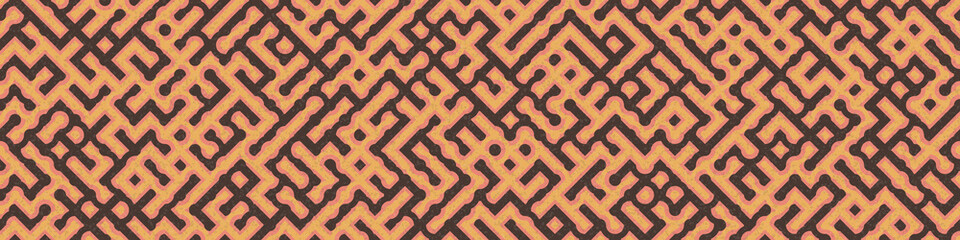 Abstract Geometric Pattern generative computational art illustration