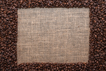 coffee beans frame